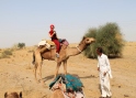 Camel trekking, Rajasthan, India